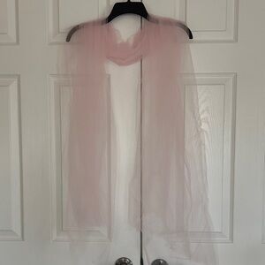 Elegant Pink Delicate Soft Sheer Lightweight Scarf
